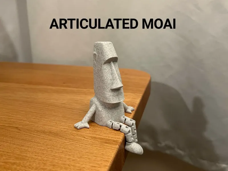 Compagnon Moai articulé
