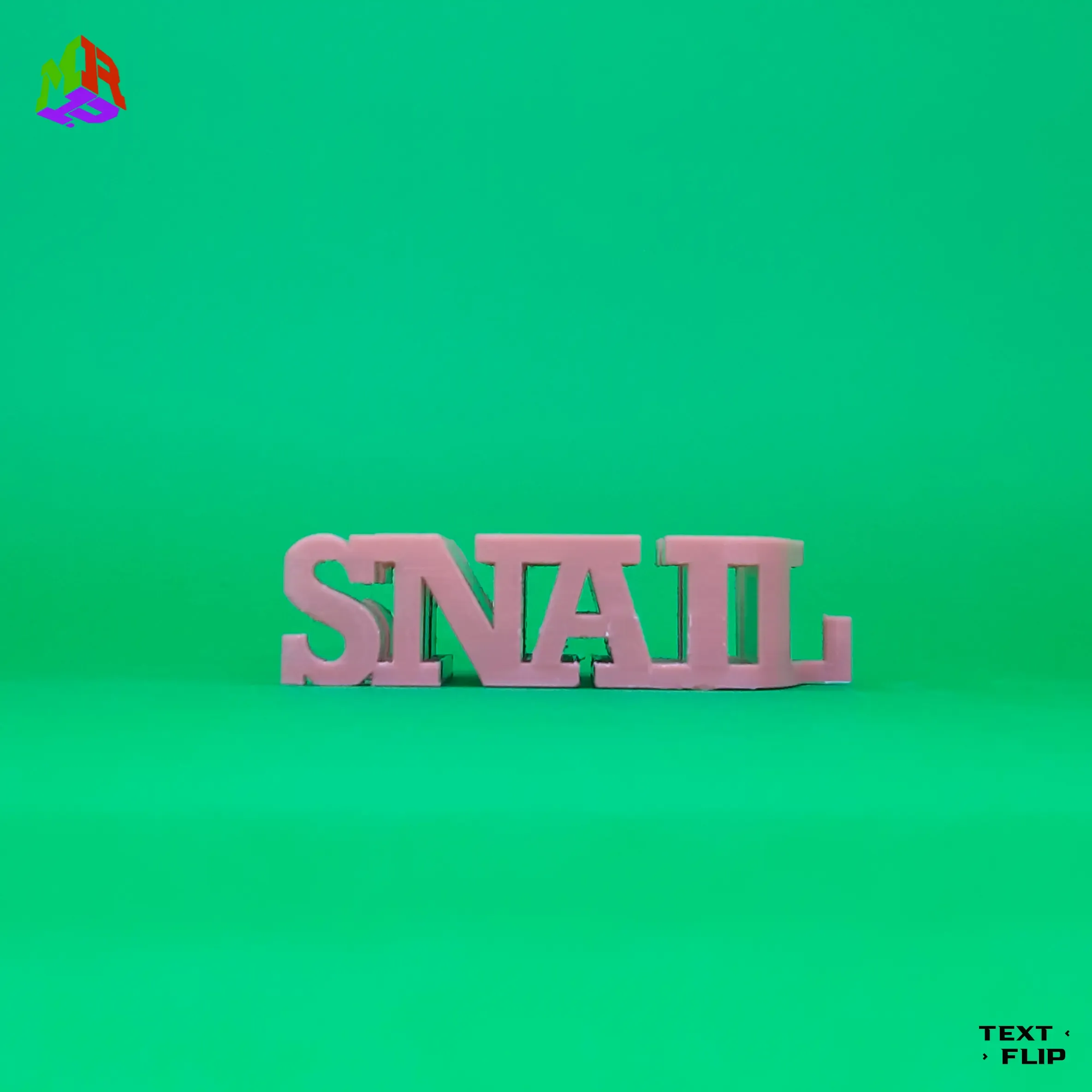 Text Flip - Snail