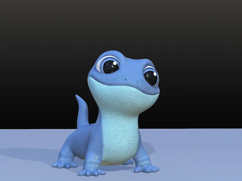 Adorable lagarto Frozen 2 | Bruni