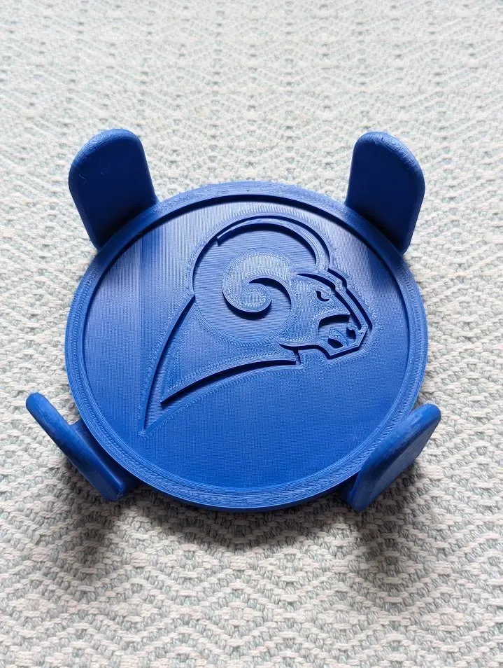 Los Angeles Rams Coaster w/holder (holds 6)