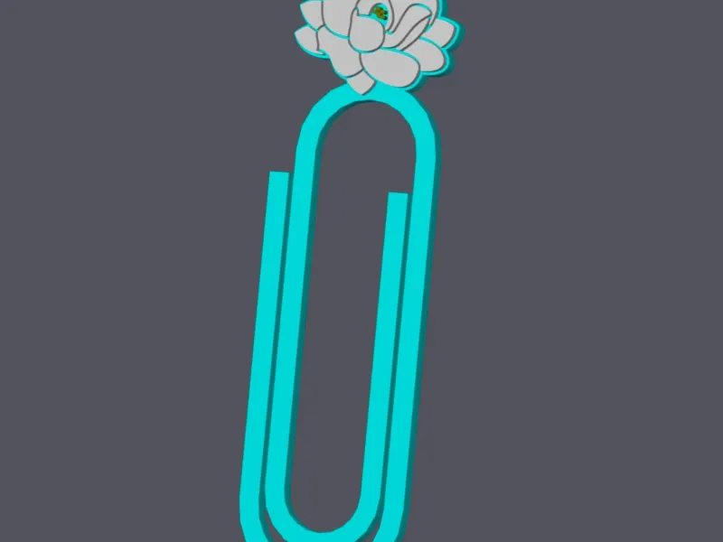 Magnolia Flower - Paperclip v2
