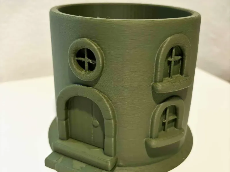 Fairy garden planter house