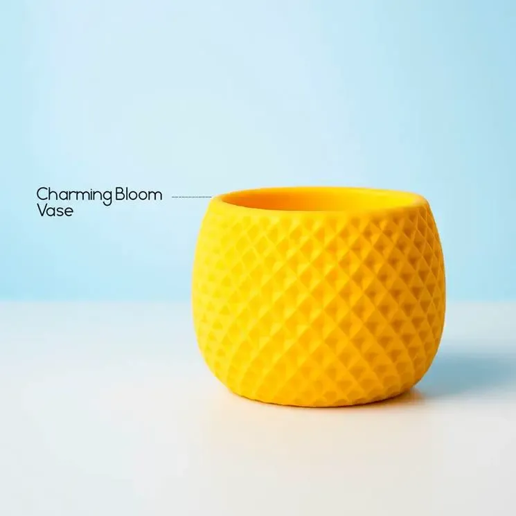Charming Bloom Vase — Sunshine Yellow