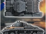 Valentine Mark Mk. VIIA infantry tank - miniatures ww2 vehic-3