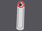 Sign 'No Entrance' - Bookmark-0