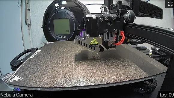 Creality Ender 3 S1 (Pro) Z-as cameramontage