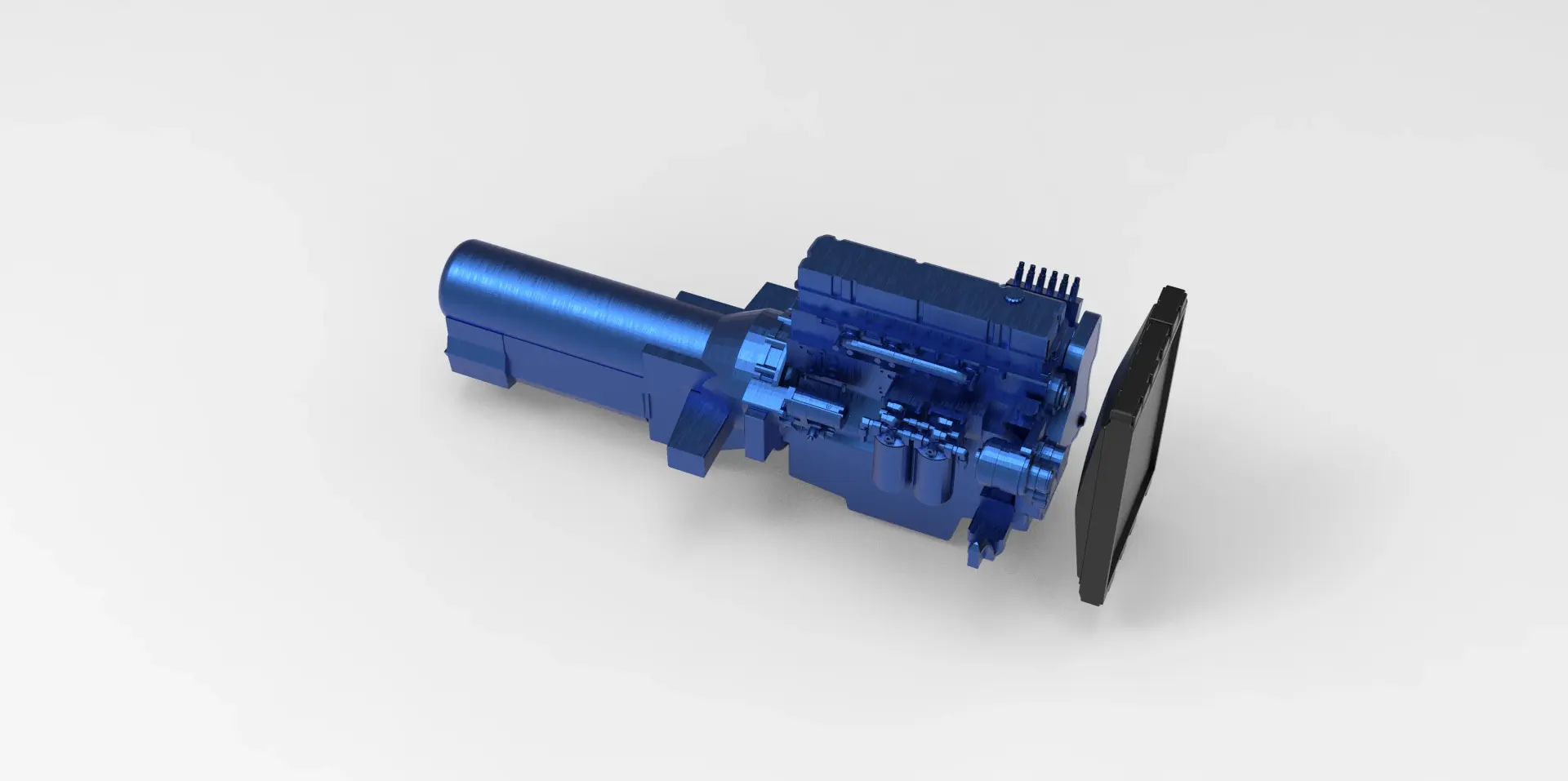 Ücretsiz 3D yazdırılabilir model ENGINE eski Kamyon Ücretsiz 3D baskı modeli