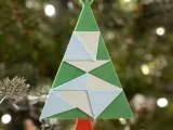 Triangular Christmas Tree Ornament-0