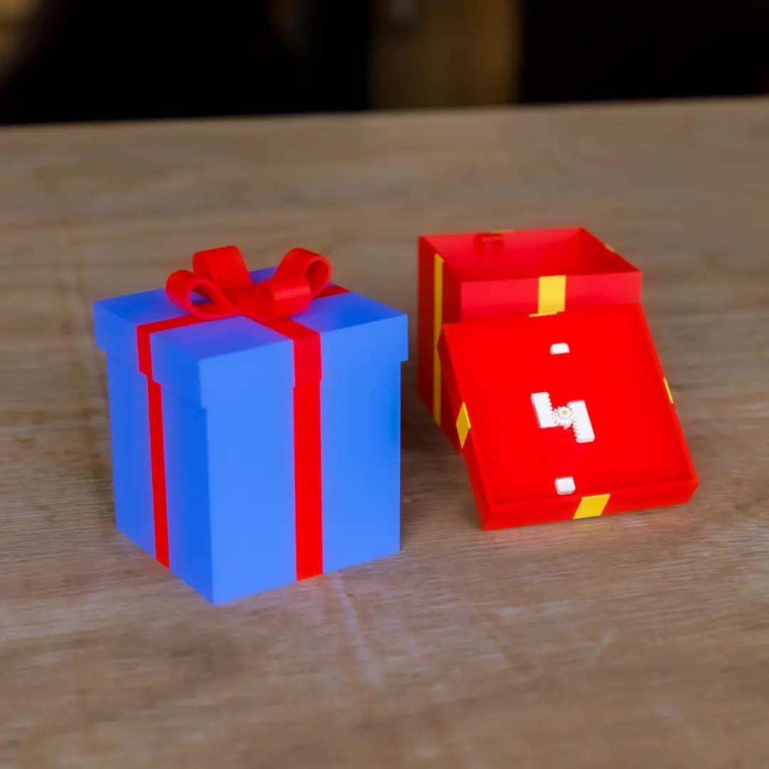 Gift box with lock