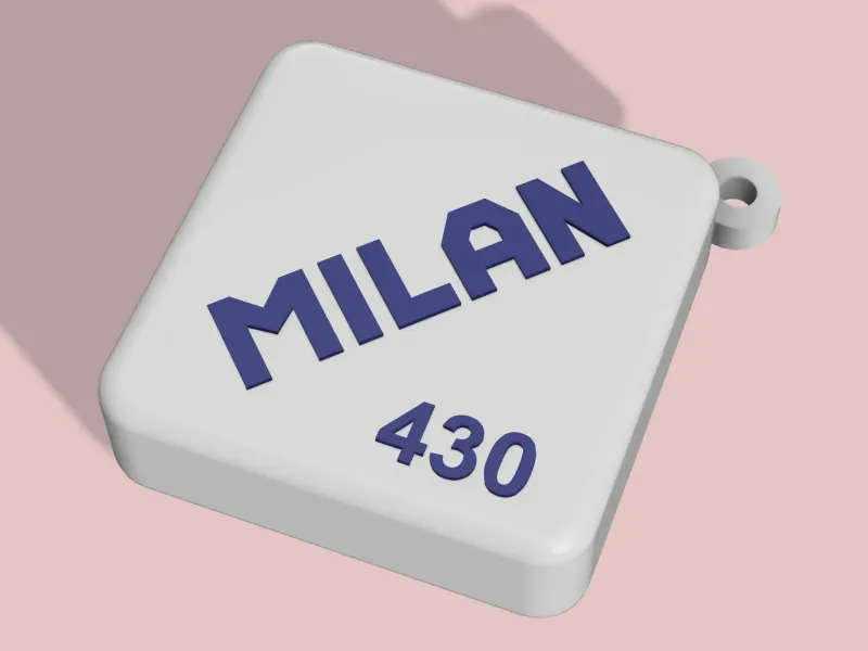 RUBBER KEYCHAIN