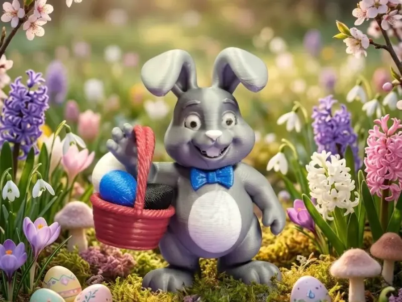 Le Lapin de Pâques de l'Artiste : Imprimez, Peignez et Libérez Votre Créati