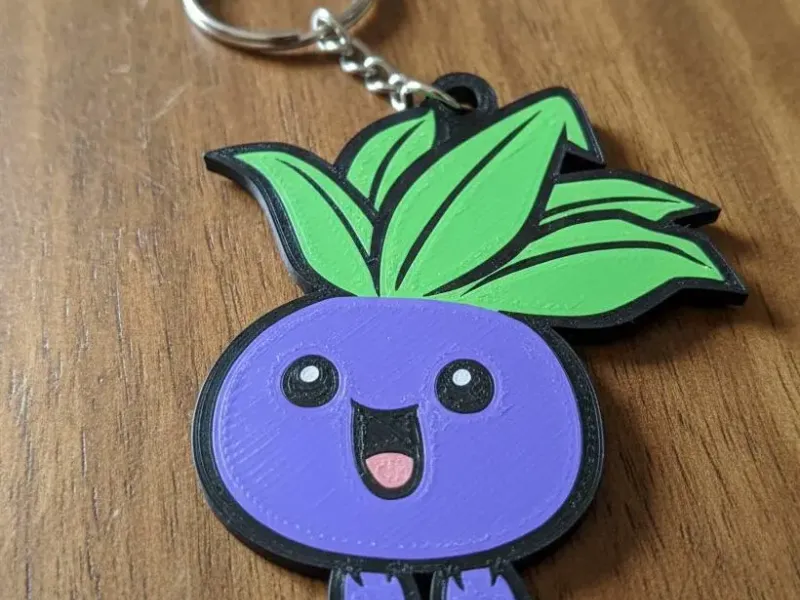 Keychain - Oddish - stl/3mf