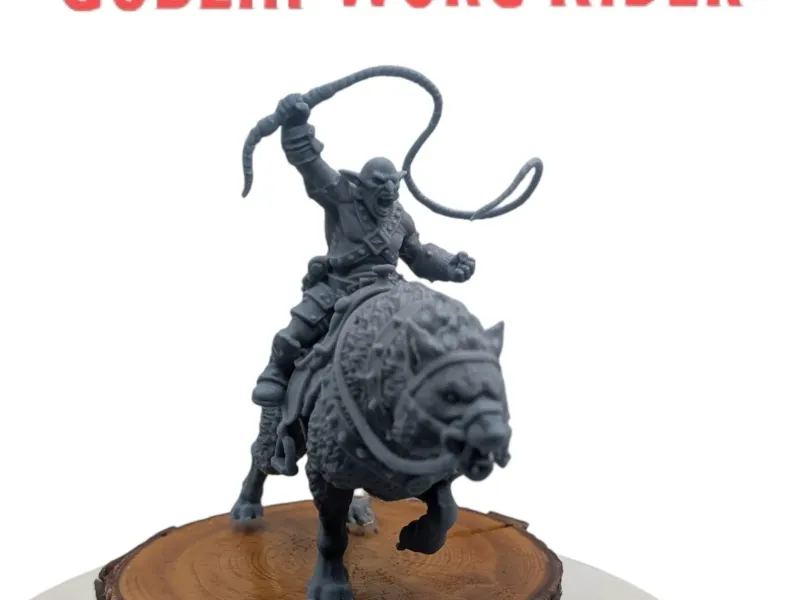 Goblin Worg Rider - MGM Print-Ready Mini