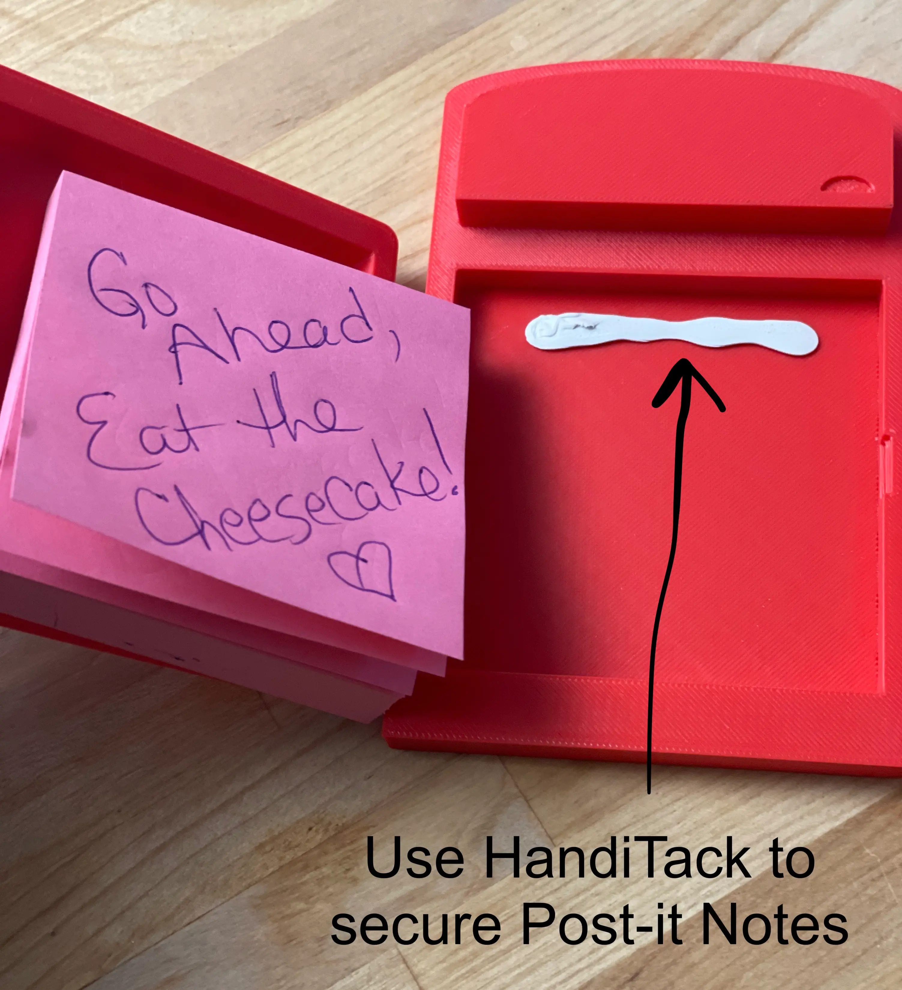 A Post-it Note holding FRIDGE Fridge Magnet
