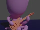 Robert Plant playing guitar-0