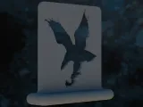 3D Art Eagle Stencil-0