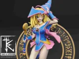 MODELLO DI STAMPA 3D DELLA RAGAZZA MAGO OSCURO YUGIOH-0