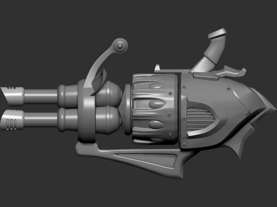 Jinx PowPow Minigun - REAL SIZE COSPLAY FILE