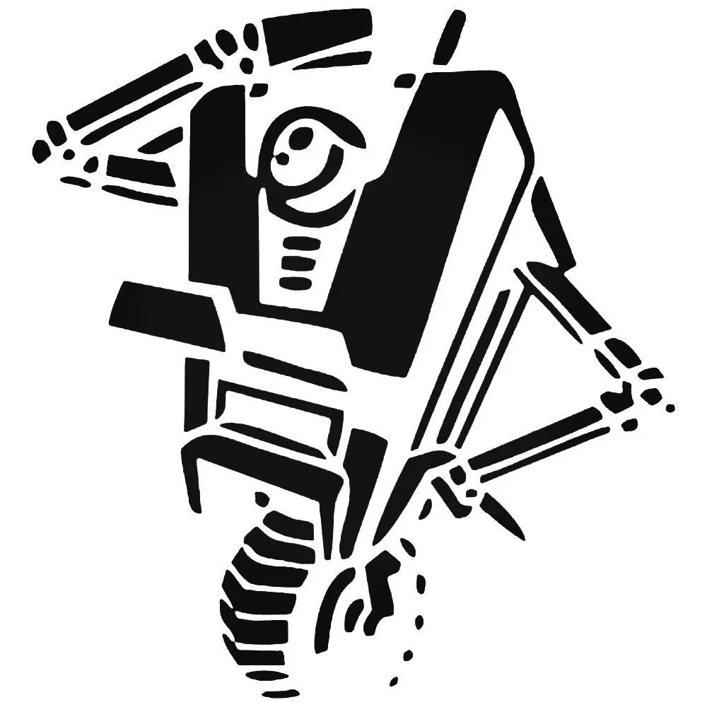 Borderlands Claptrap stencil
