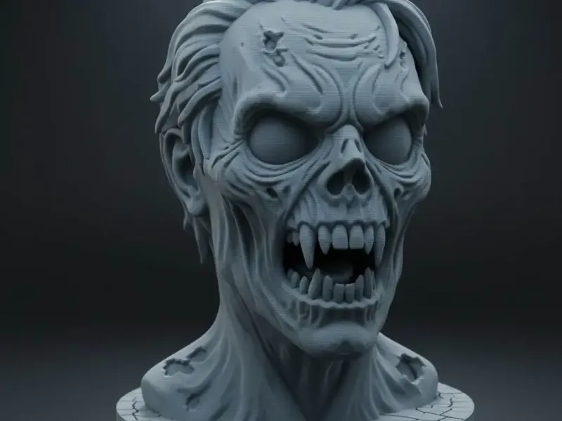 Halloween Zombie Kopf
