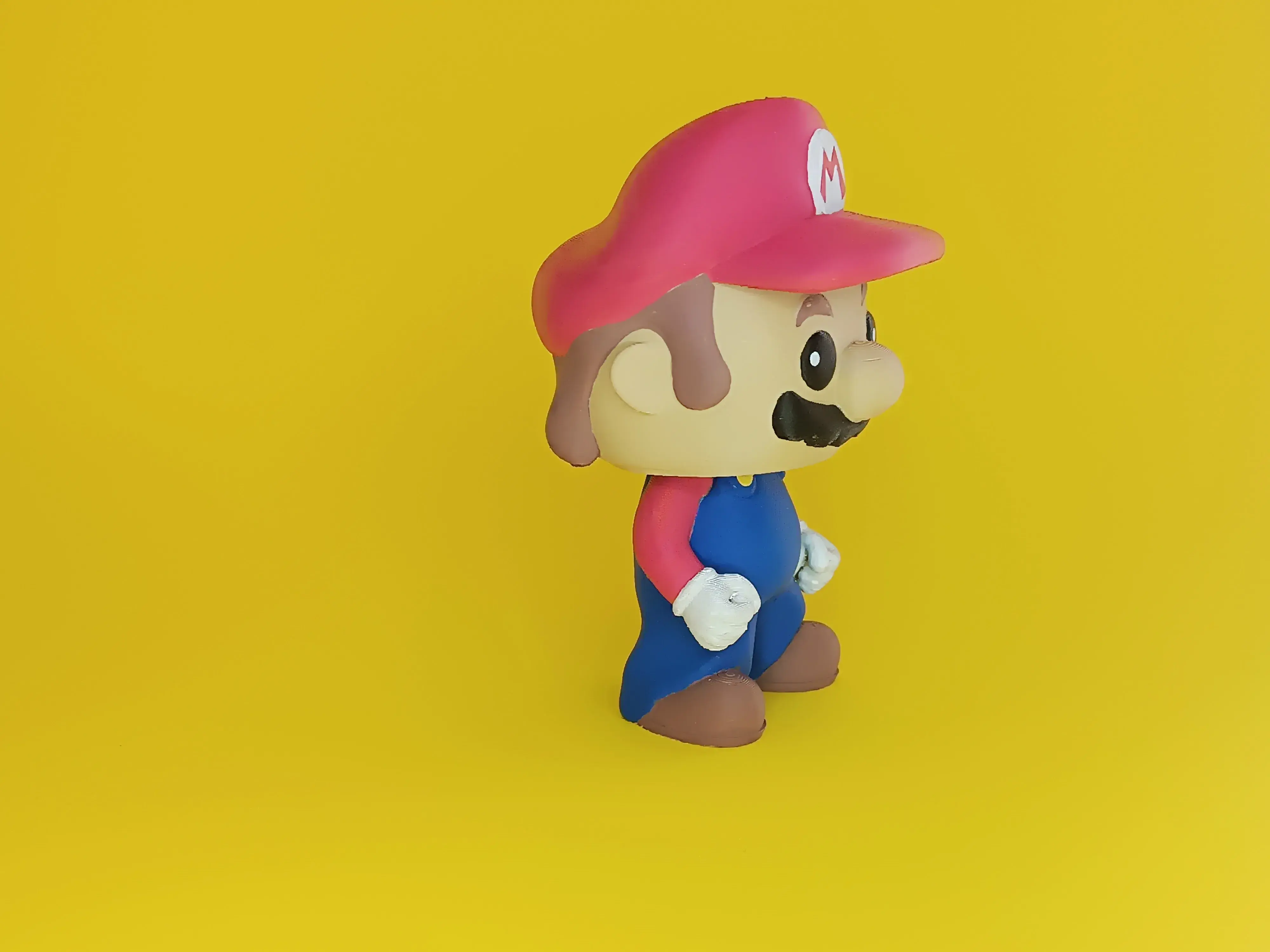 SUPER MARIO FUNKO POP BOBBLEHEAD STL + 3MF (COLORED VERSION)