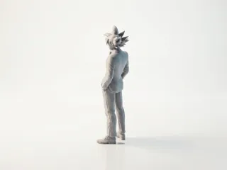 Dapper Goku Figurine Anime & Manga 3D Printable