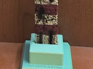 Patriotic Cross Stand