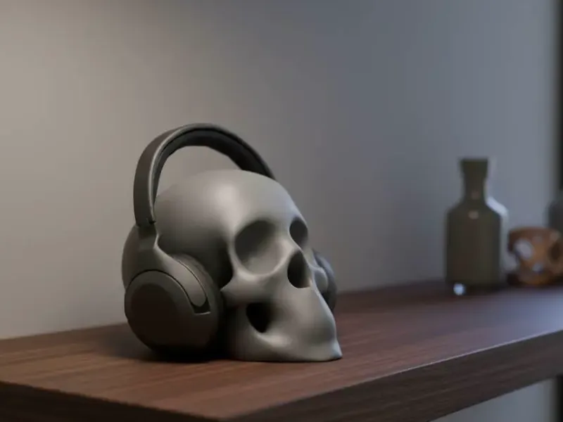 Skull Headphone Stand