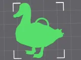 Minimalistic Duck Keyring-2