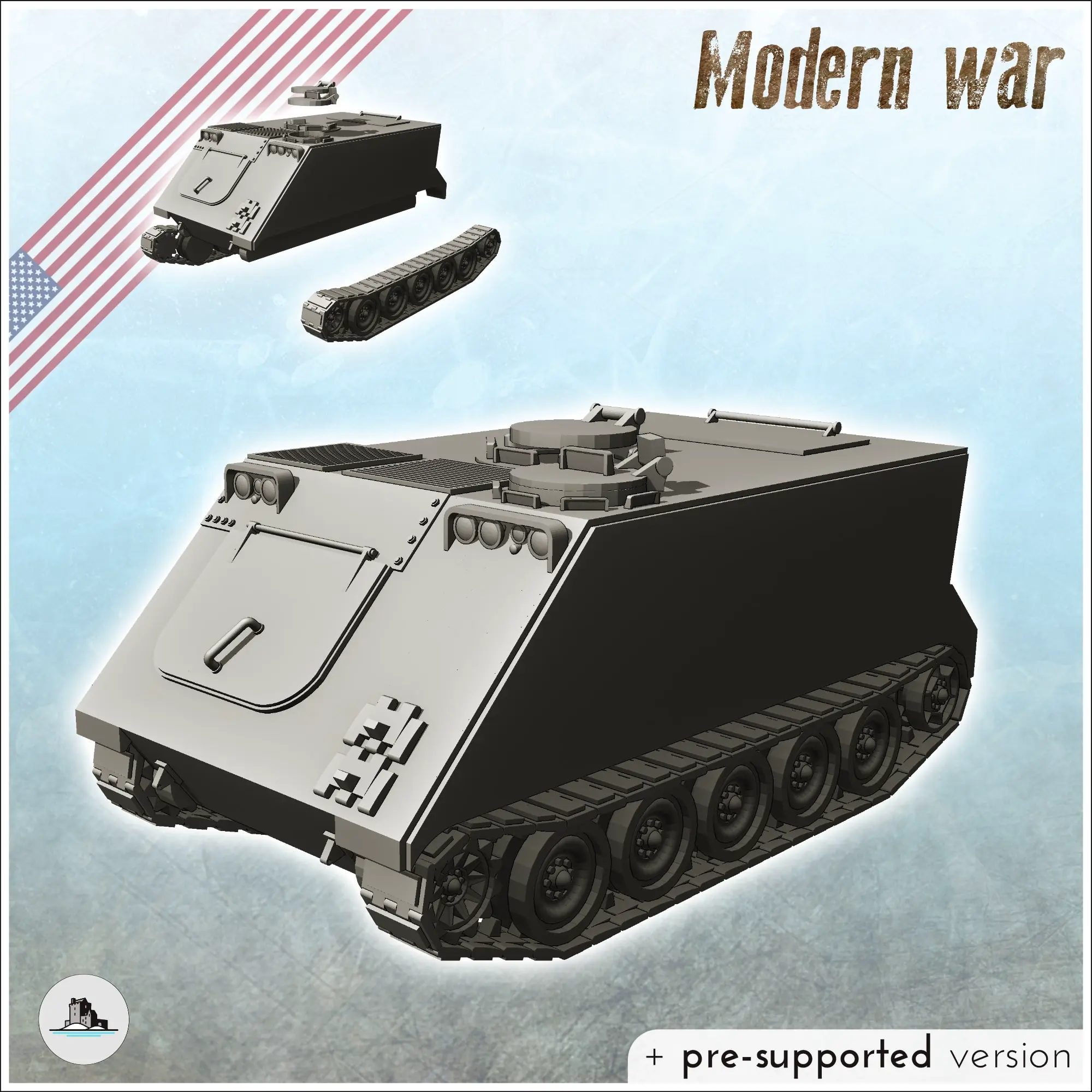 M113 gepanzerte personnal carrier APC - miniaturen warhammer ta