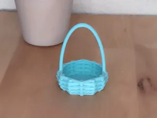 🧺 Minimal Easter Basket – Decorative Mini Basket