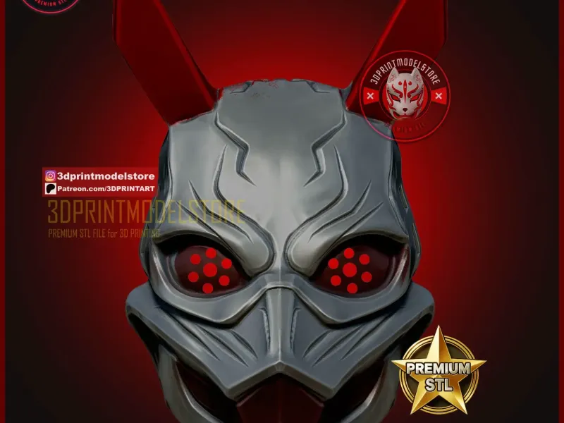 Black Rabbit Mask - Tokyo Ghoul Cosplay Helmet