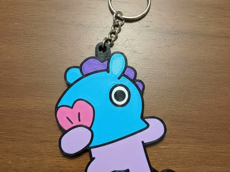Keychain BT21 - Mang 4 - stl/3mf