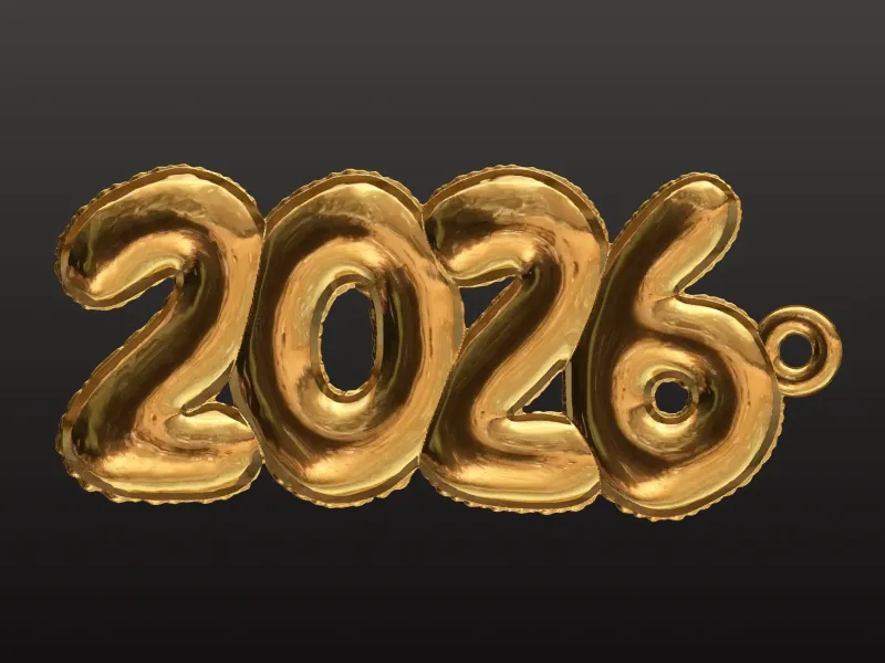 2026 Balloon Keyring
