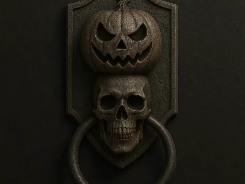 Halloween door knocker