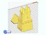Medieval roofed outpost - miniatures warhammer terrain scene-7