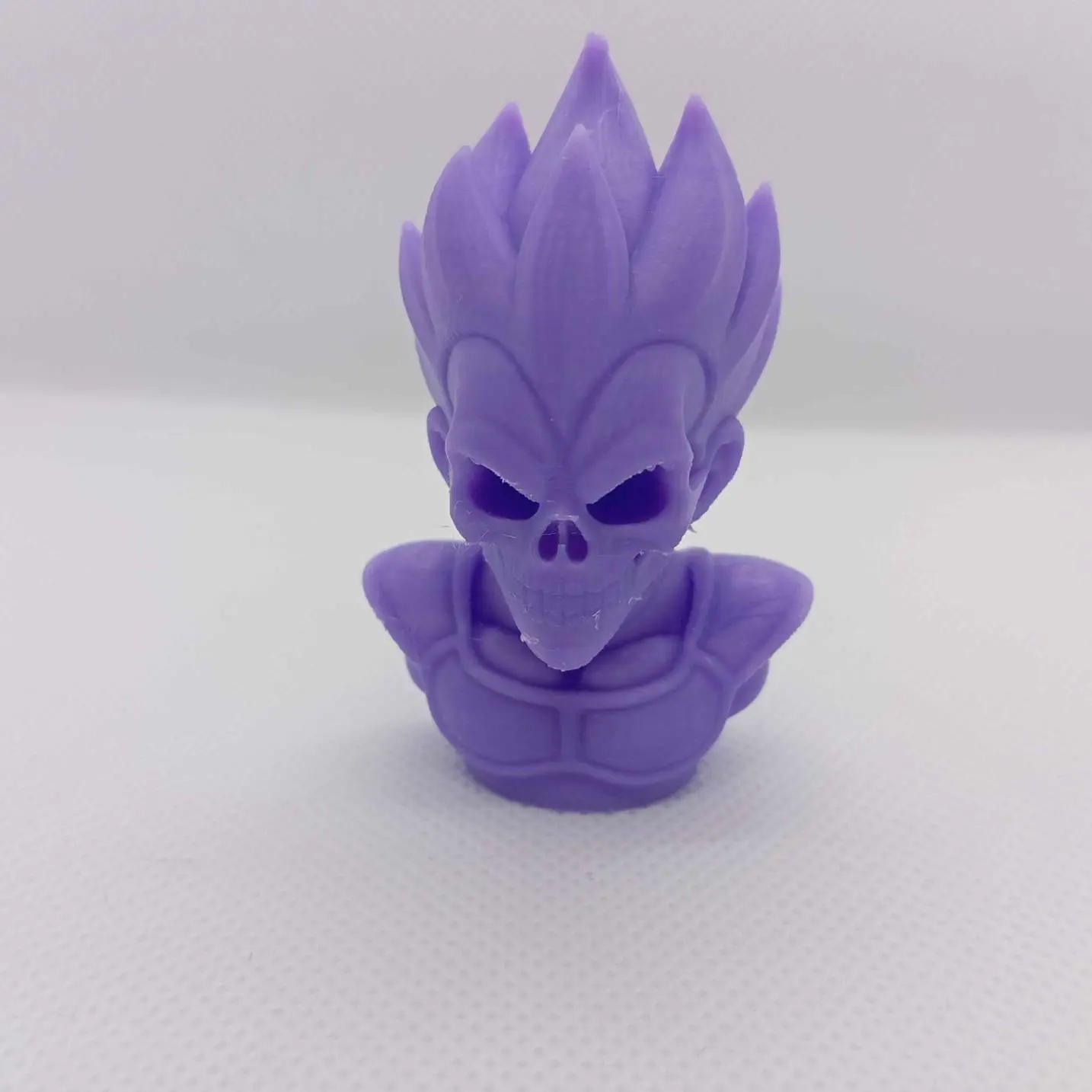 Vegeta Skeleton Bust Dragon Ball Inspired Fanart