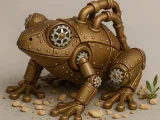 Steampunk Frog-0