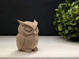 Low Poly Sleeping Owl-2