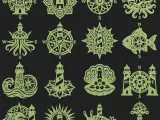 Lighthouse Compass Nautical CNC SVG STL Pack 16 Designs - 3D-5