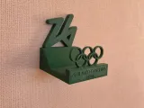 Wall Headphone Stand – Olympic-Inspired Mount with marker-1