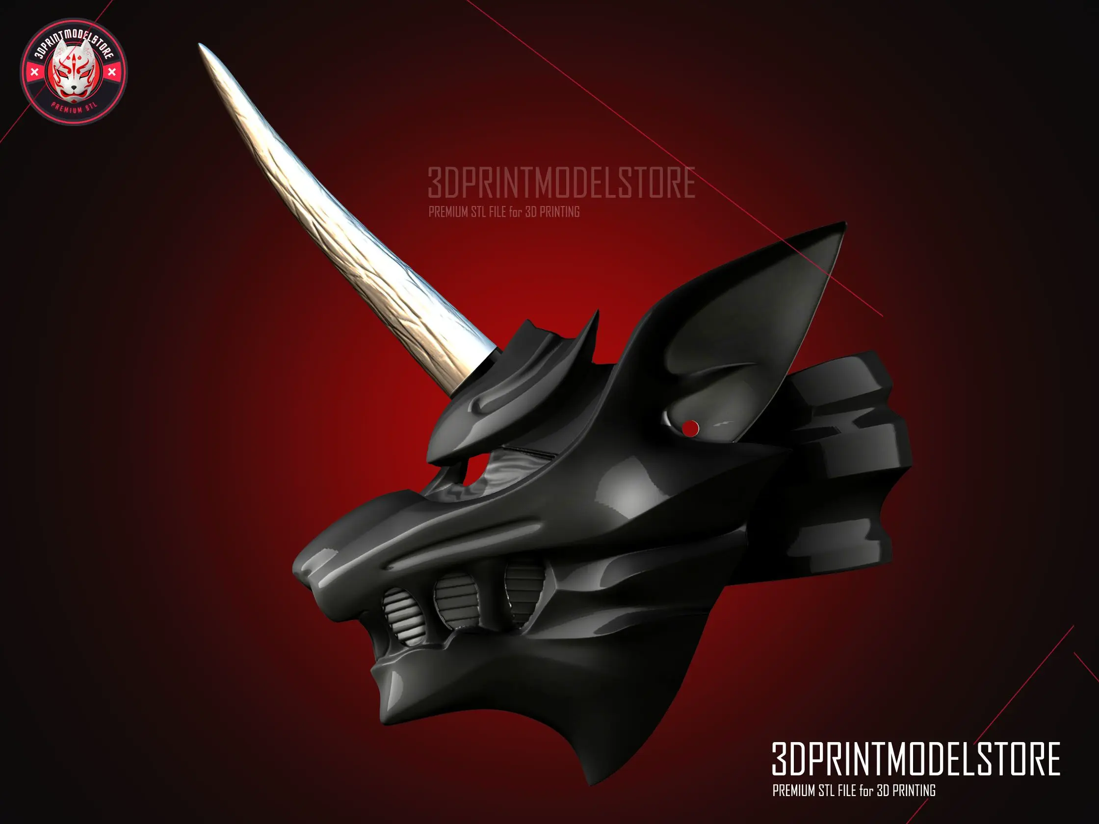 Power Rangers Wild Force Zen-Aku - Siver Gaoranger Wolf Mask