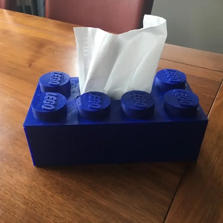 Lego Brick Tissue Box