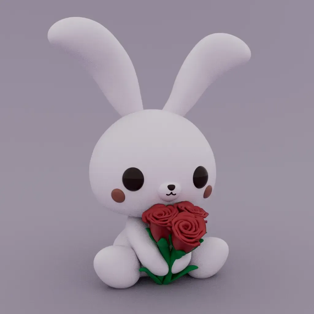 Valentine's Special - Cute little Bunny