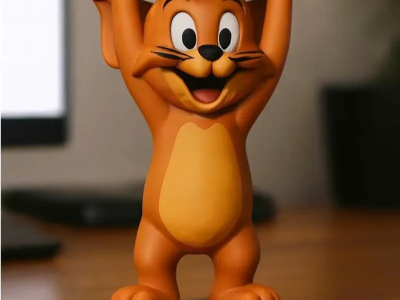 Jerry Mouse Desk Organizer & Tray Holder
