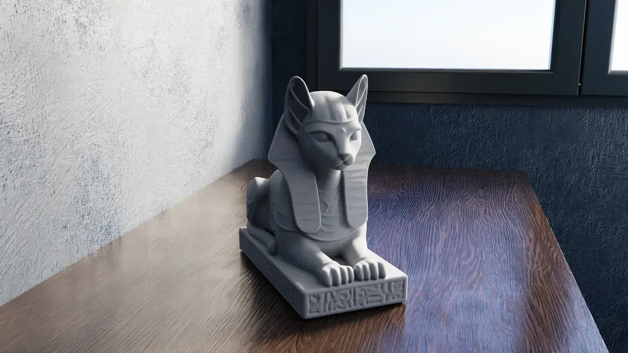 3D Printer Files | 3MF File | Chibi Egyptian Sphinx – Mini Guardian ...