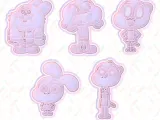 The Amazing World of Gumball cookie cutter set of 5-0