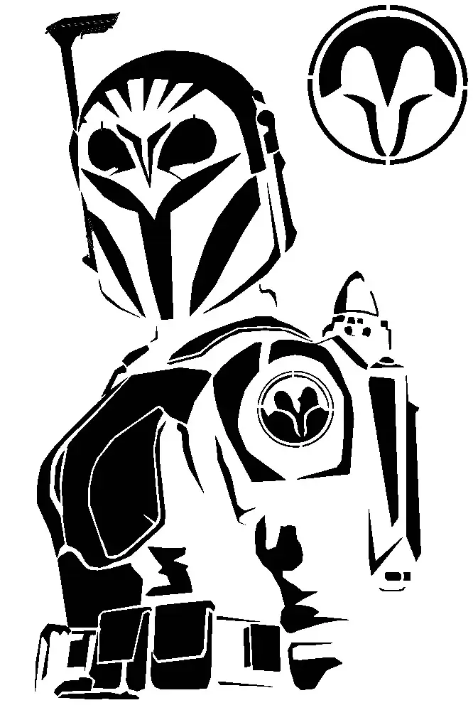 Bo-Katan Kryze Schablone