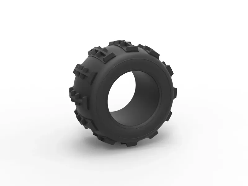 Dune buggy rear tire 32 Scale 1:25