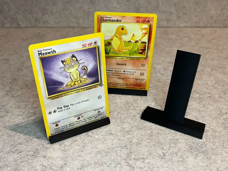 Suporte para exibição de cartas de Pokémon